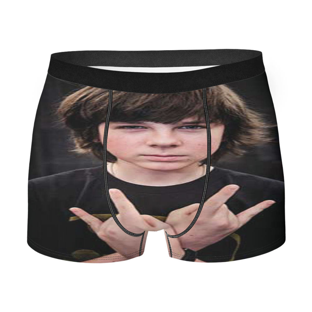 Walking Dead Carl Horns Men'S Boxer Briefs