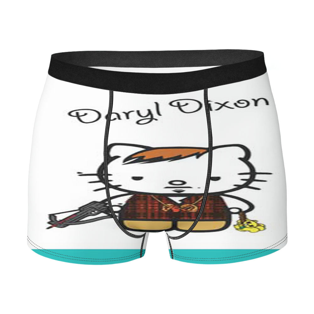 Walking Dead Hello Kitty Daryl 2 Men'S Boxer Briefs