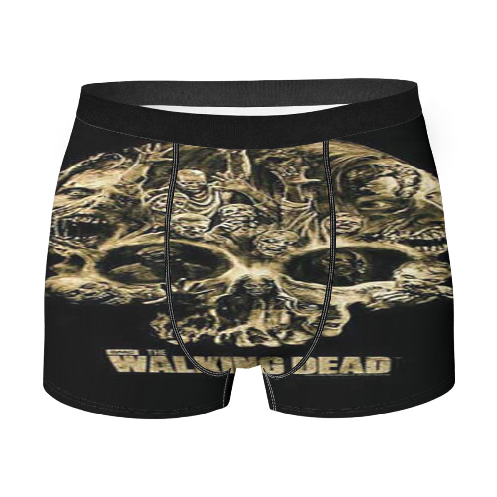 Walking Dead Skulll Tag Men'S Boxer Briefs