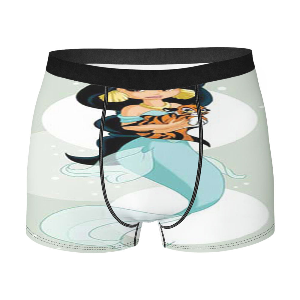 Aladdin Jasmine Mermaid Men'S Boxer Briefs