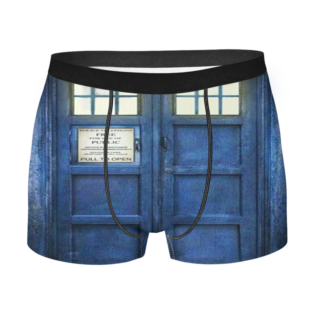 Always The Deathly Hollows Dr Who Tardis Men'S Boxer Briefs