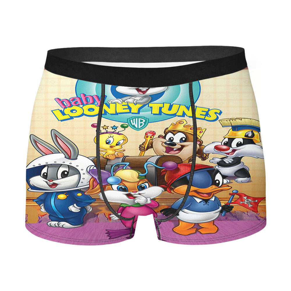Baby Looney Tunes Movies Poster Men'S Boxer Briefs