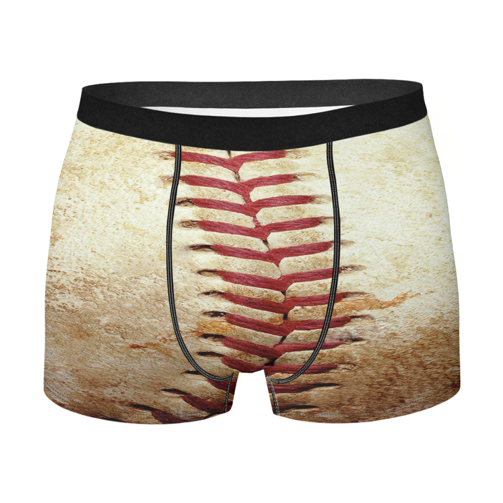 Baseball Stitching Men'S Boxer Briefs