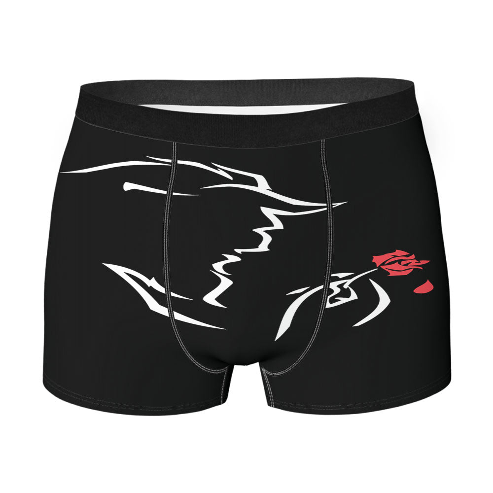 Beast Beauty And The Beast Silhouette Men'S Boxer Briefs