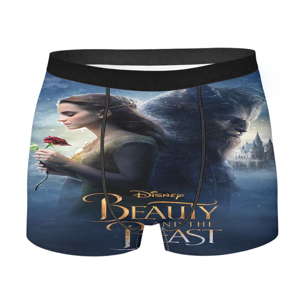 Beauty And The Beast Men'S Boxer Briefs