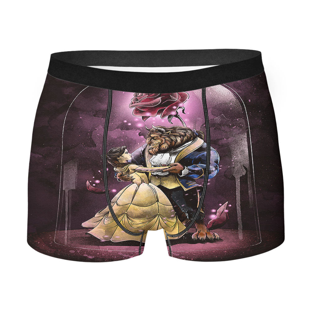 Beauty And The Beast Art 2 Men'S Boxer Briefs