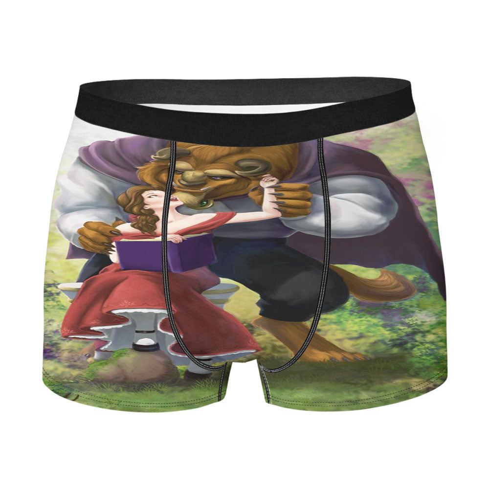 Beauty And The Beast Couple Men'S Boxer Briefs