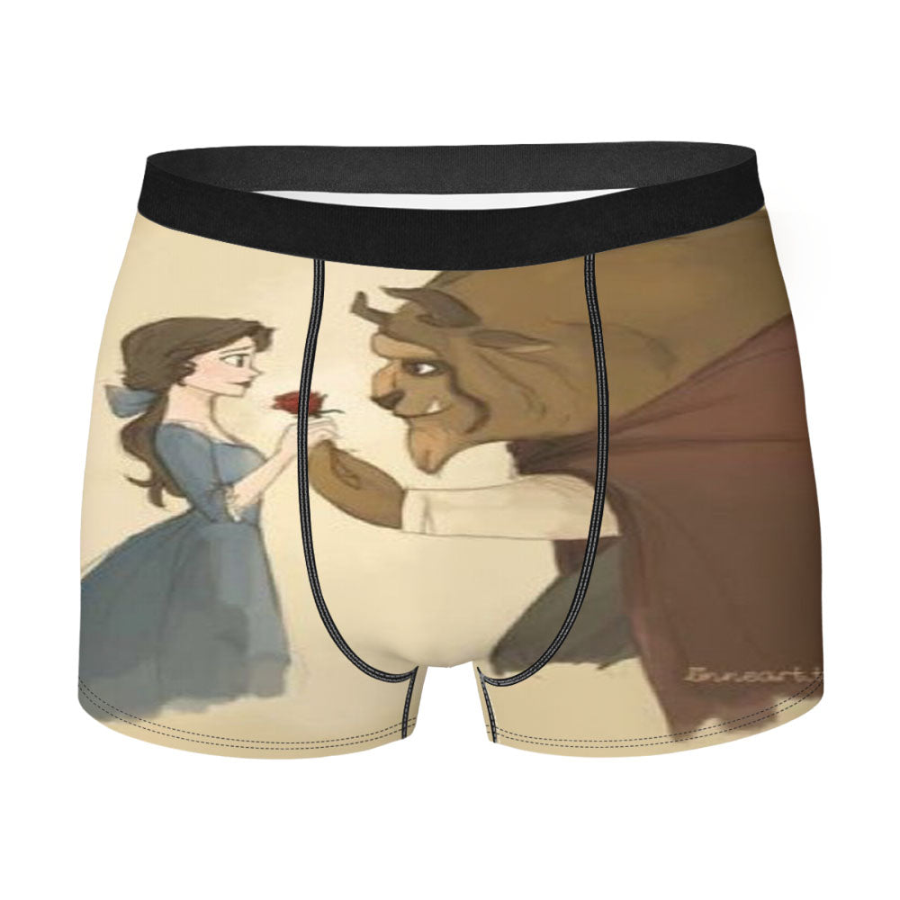 Beauty And The Beast Flower Men'S Boxer Briefs