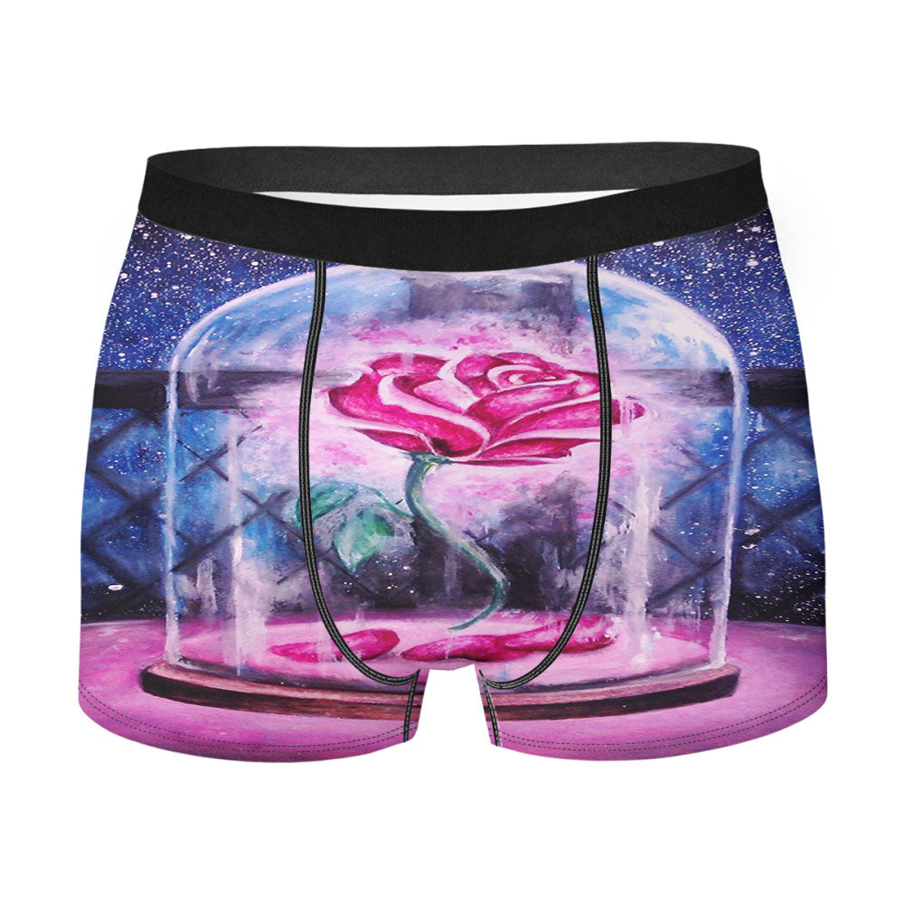 Beauty And The Beast Rose Men'S Boxer Briefs