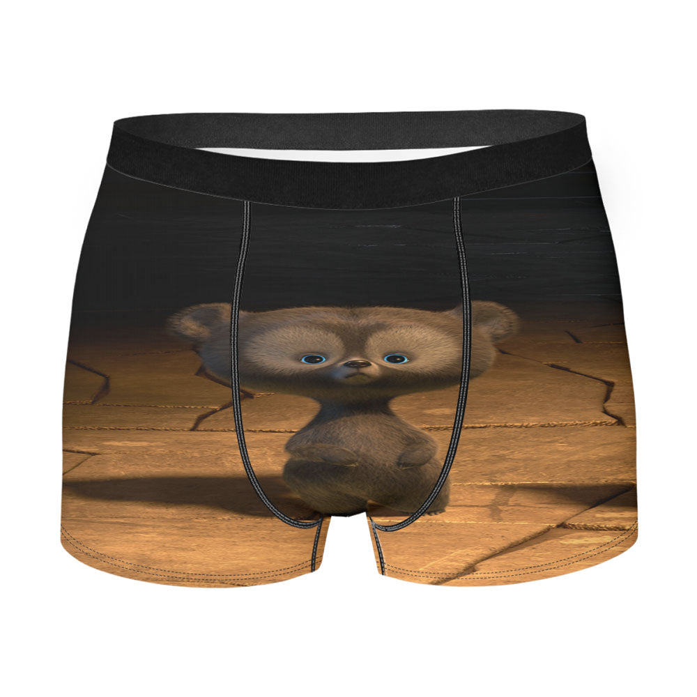 Brave Cute Bear Men'S Boxer Briefs