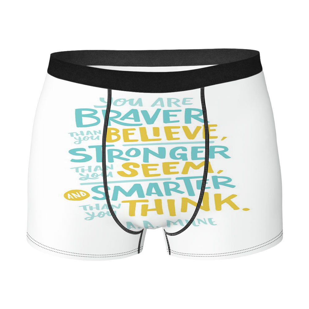 Braver Than You Believe Men'S Boxer Briefs