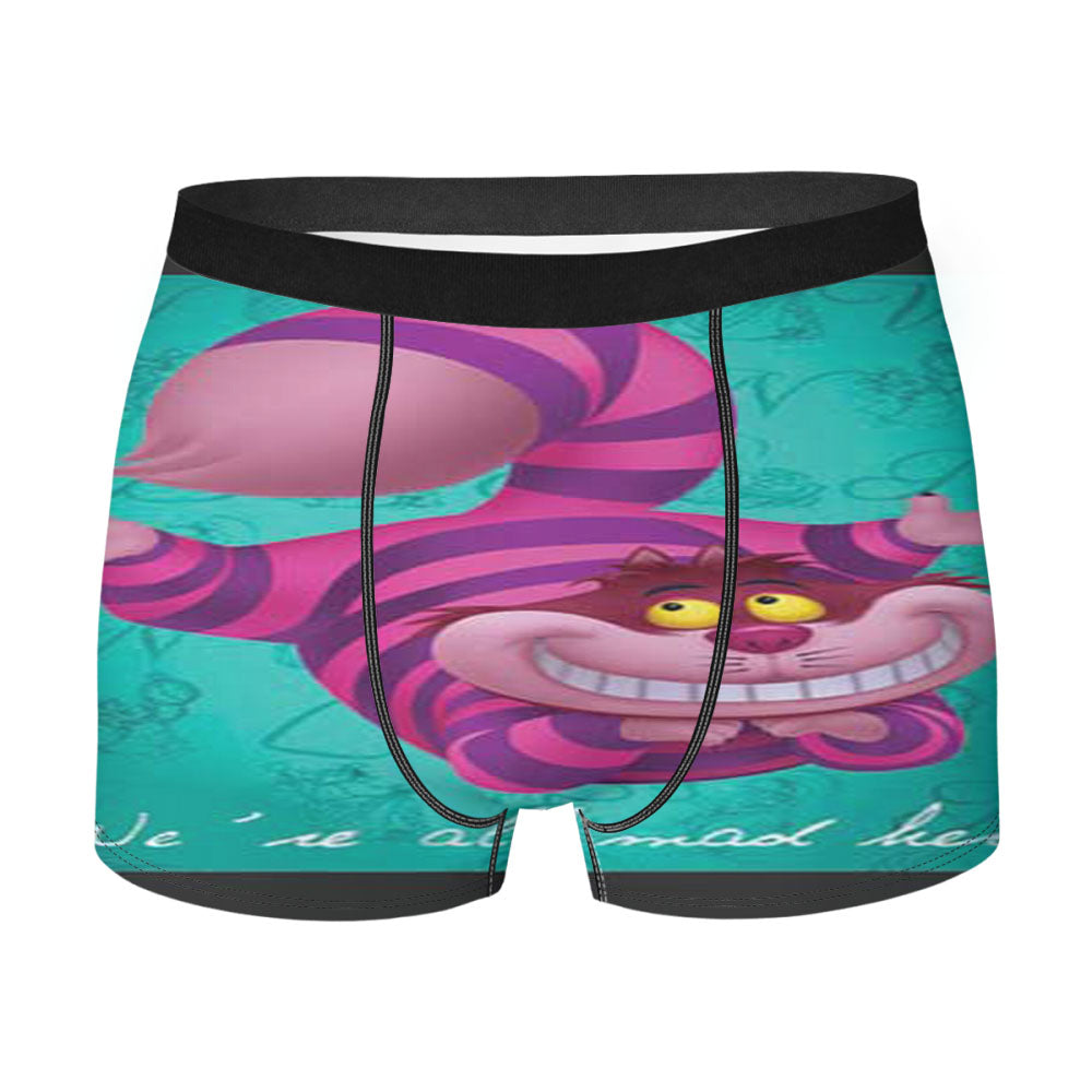 Cheshire Cat Green Men'S Boxer Briefs