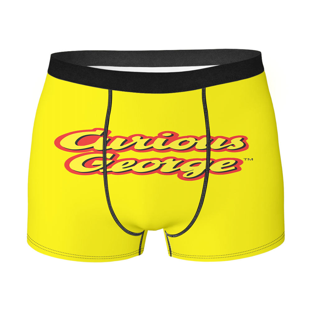 Curious George Font Men'S Boxer Briefs