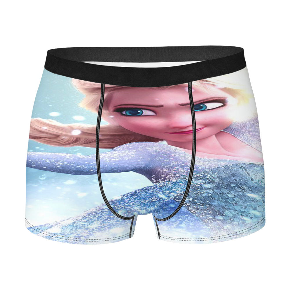 Dancing Elsa Frozen Men'S Boxer Briefs
