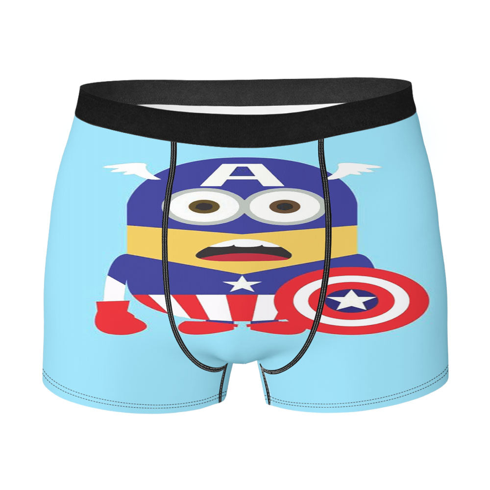 Despicable Me Captain America Men'S Boxer Briefs
