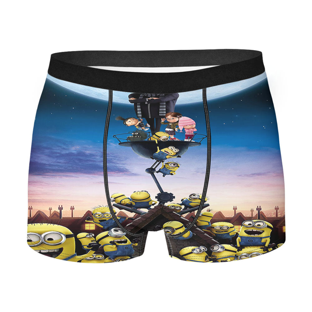 Despicable Me Poster Moonlight Men'S Boxer Briefs
