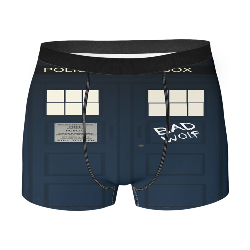 Doctor Who Tardis Bad Wolf Door Men'S Boxer Briefs