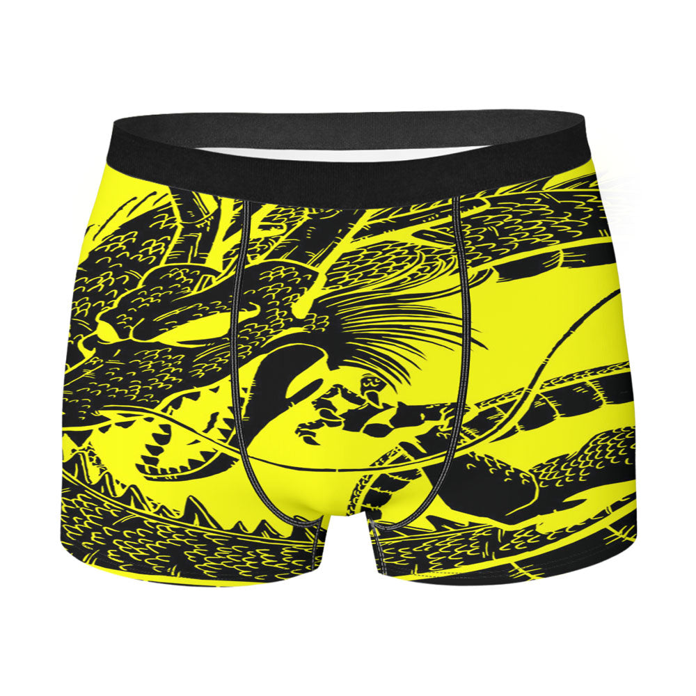 Dragon Ball Z Shenron Yellow Men'S Boxer Briefs