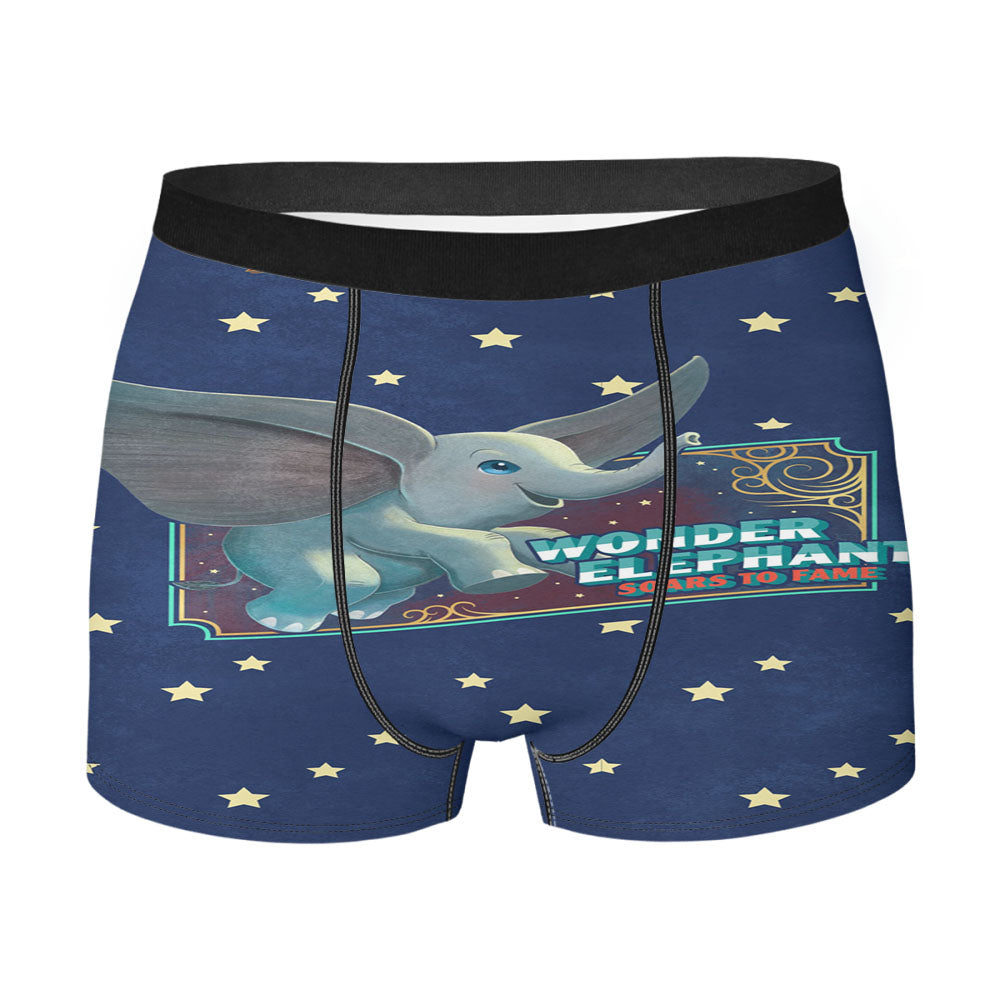 Dumbo Circus Elephant Fly Men'S Boxer Briefs