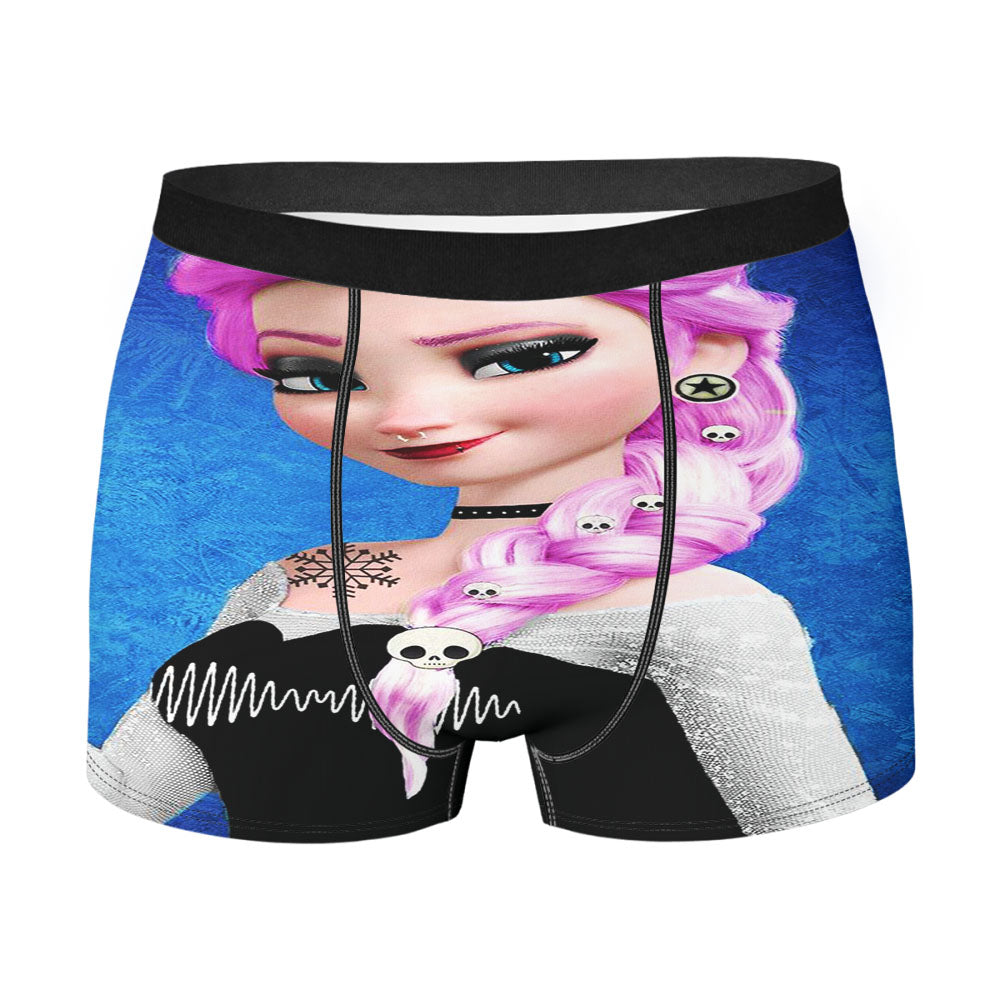 Elsa Frozen Art Tattoo Swag Men'S Boxer Briefs
