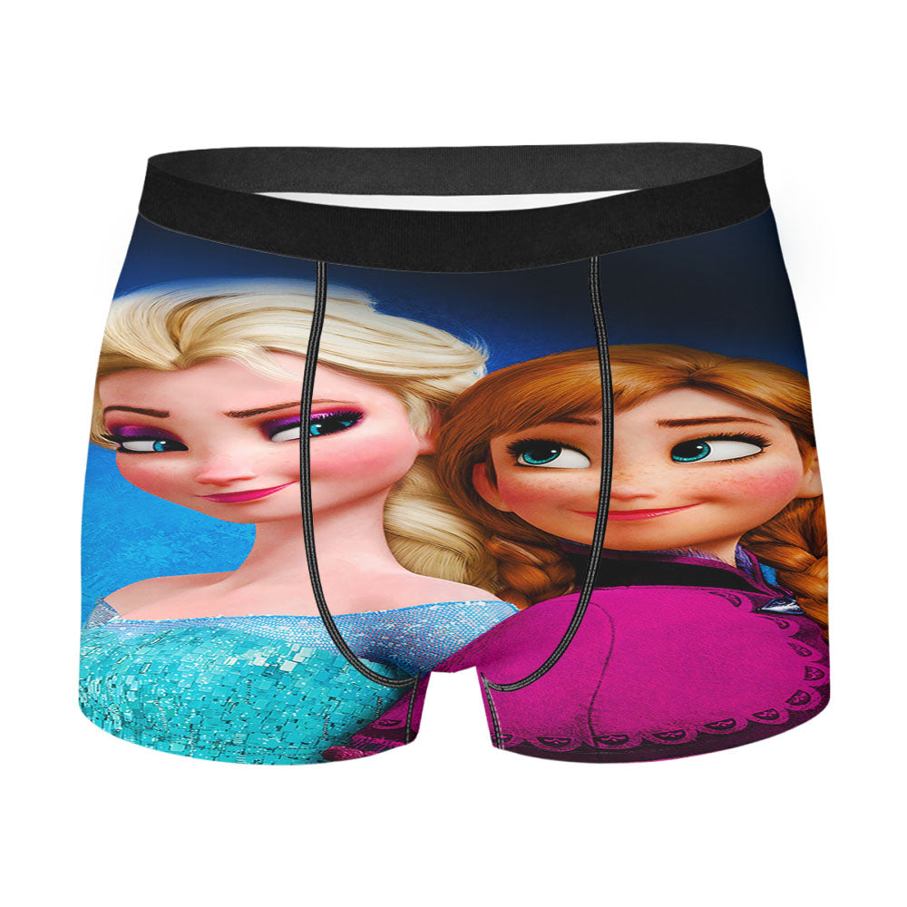 Frozen Elsa And Anna Men'S Boxer Briefs