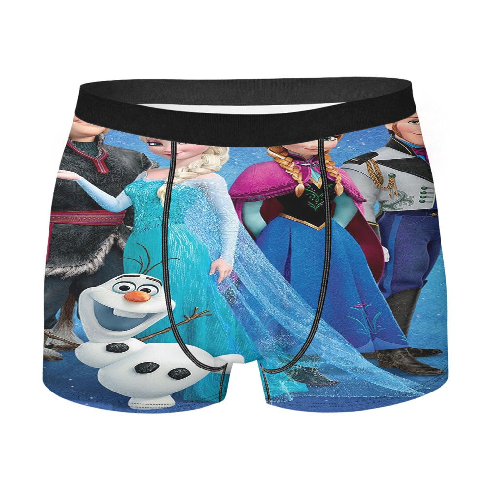 Frozen Full Character Men'S Boxer Briefs