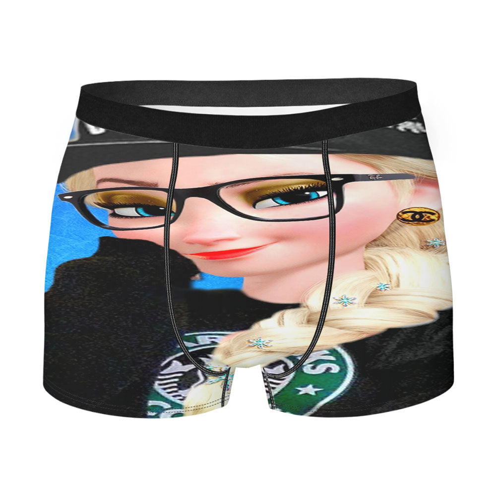 Frozen Punk Queen Elsa Men'S Boxer Briefs