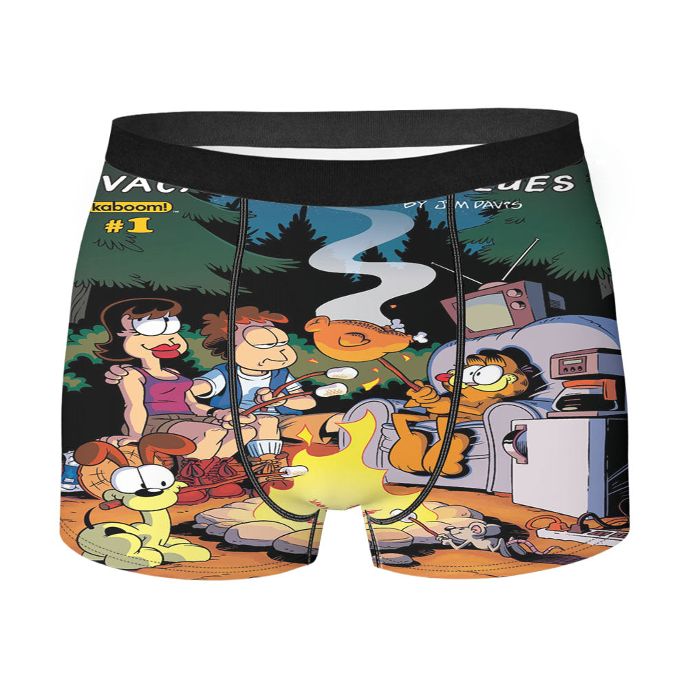 Garfield 018 Vacation Time Blues Men'S Boxer Briefs
