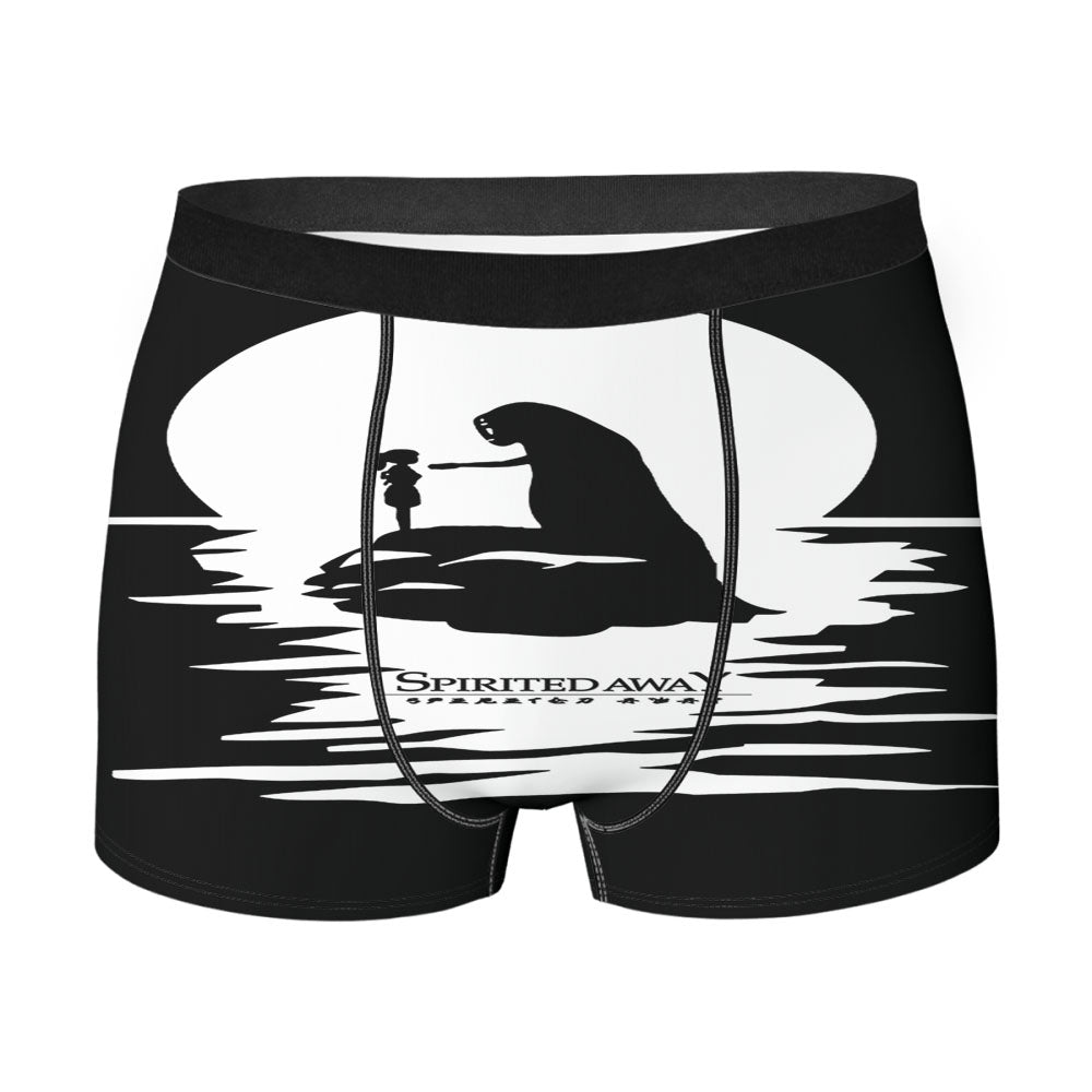 Ghibli Spirited Away Silhouette Men'S Boxer Briefs