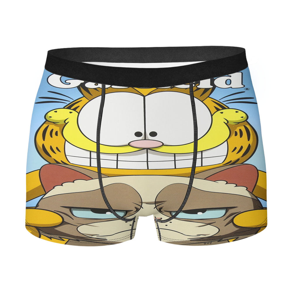 Grumpy Cat And Garfield Men'S Boxer Briefs