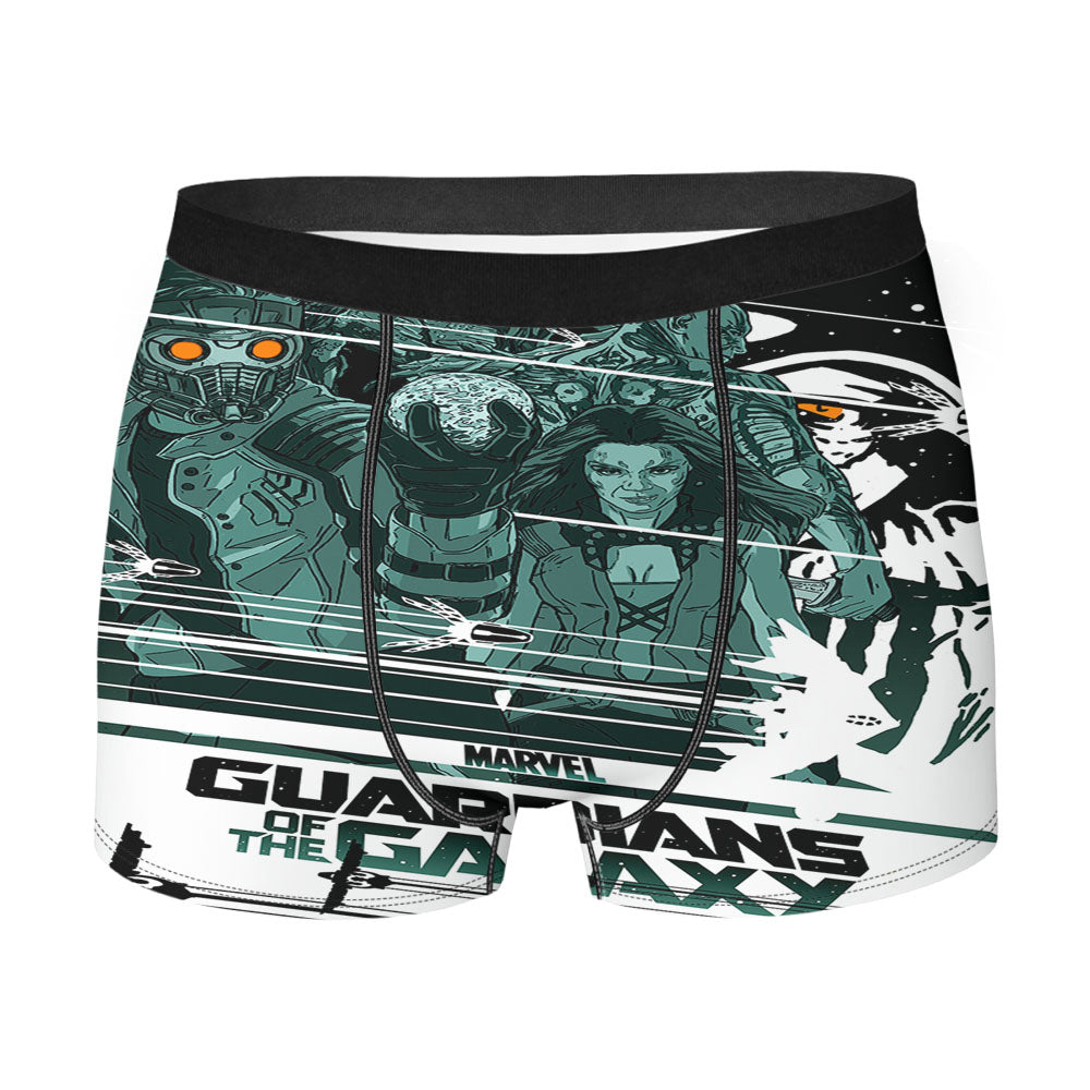 Guardians Of The Galaxy Green Poster Posse Men'S Boxer Briefs