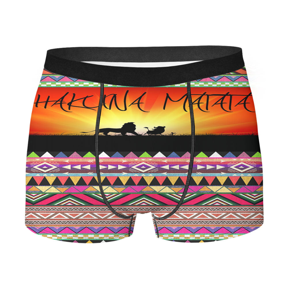 Hakuna Matata Aztec Pattern Men'S Boxer Briefs