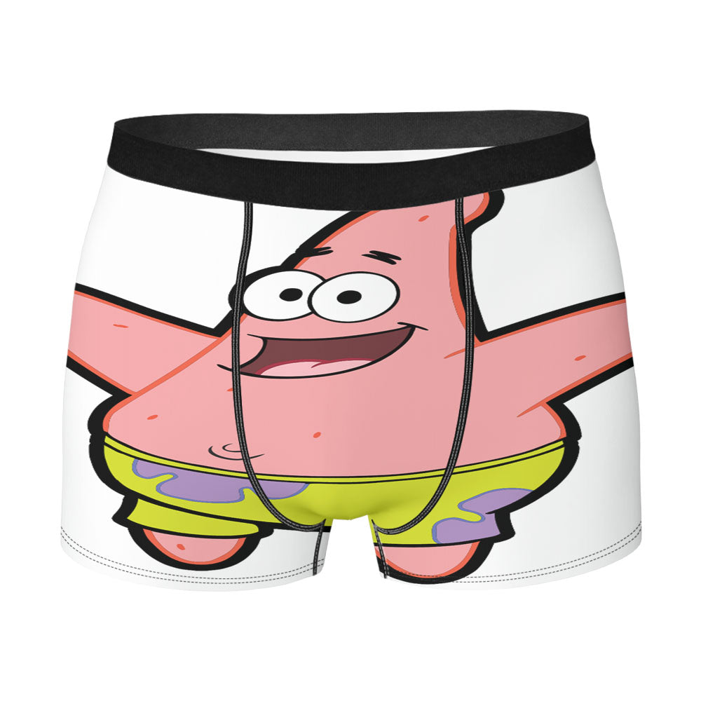 Happy Face Patrick Star Men'S Boxer Briefs