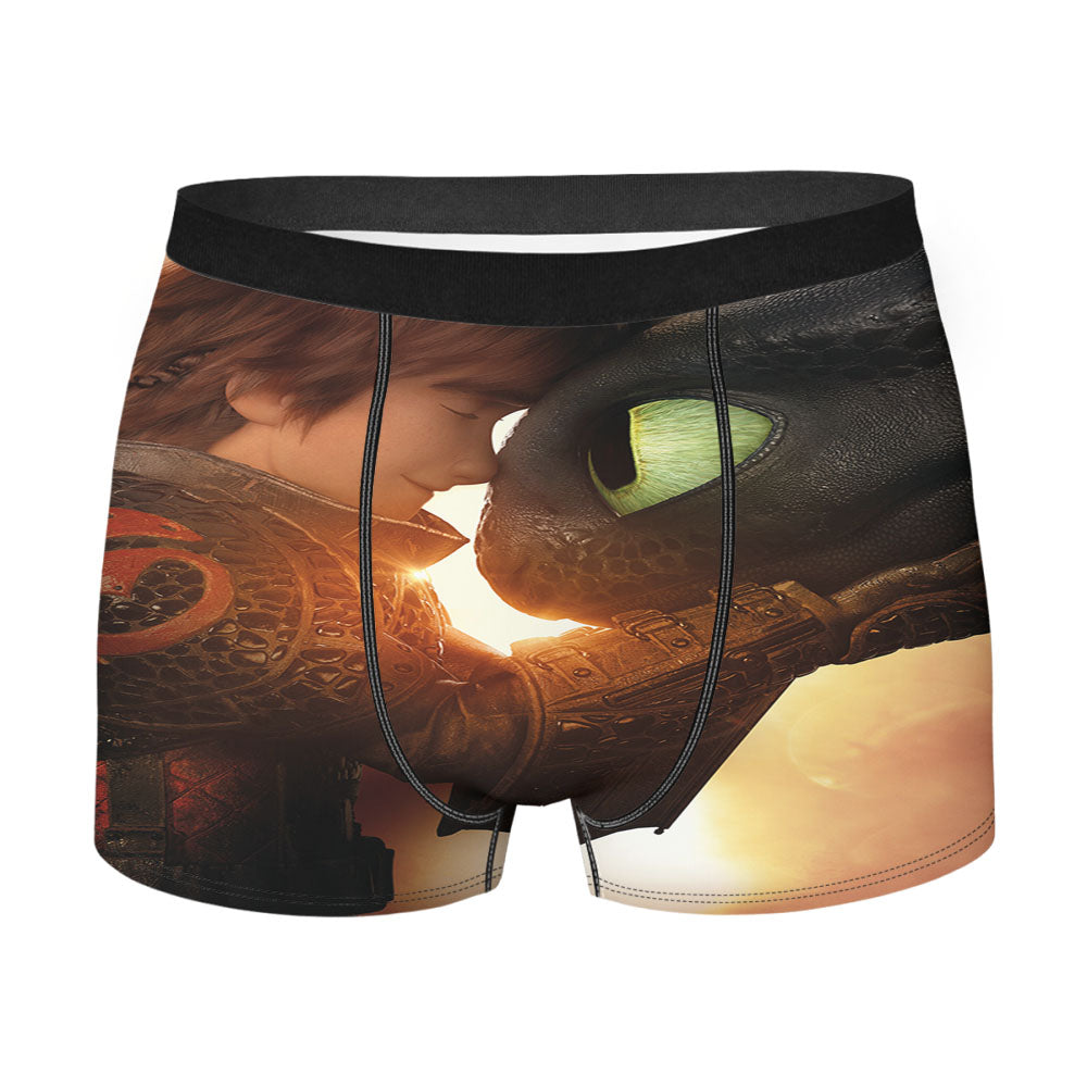 How To Train Your Dragon The Hidden World Men'S Boxer Briefs