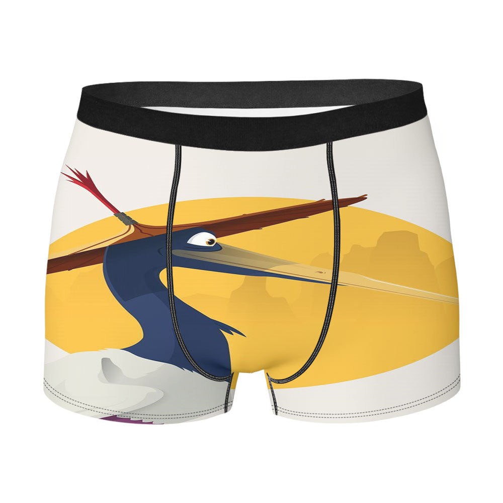 Kung Fu Panda Crane Art Men'S Boxer Briefs
