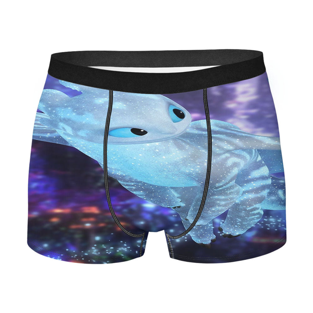 Light Fury How To Train Your Dragon Couple 1 Men'S Boxer Briefs