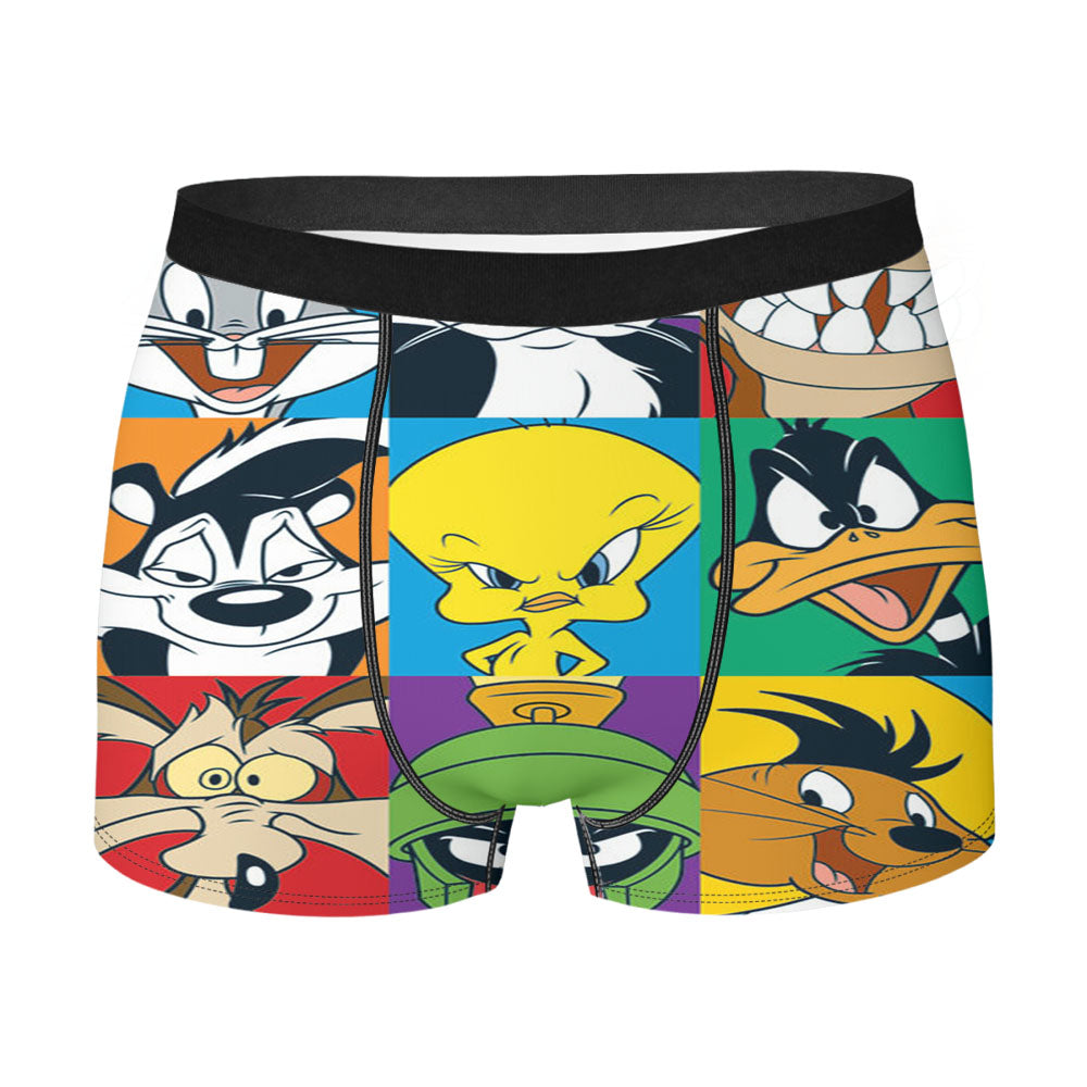 Looney Tunes Collages Characters Men'S Boxer Briefs