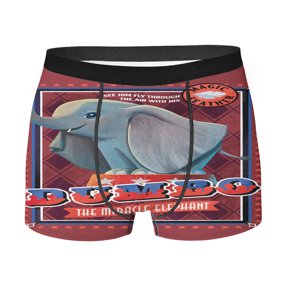 Miracle Elephant Dumbo Circus Men'S Boxer Briefs
