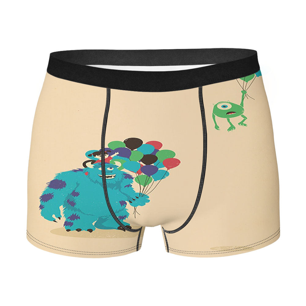Monster Inc Baloon Men'S Boxer Briefs