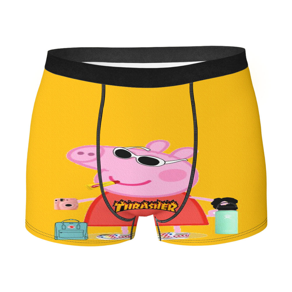 Mummy Peppa Pig Character Men'S Boxer Briefs