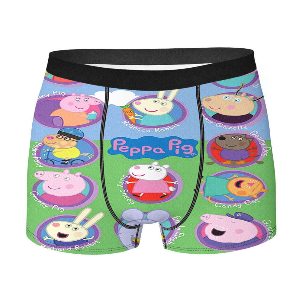 Peppa Pig All Character Men'S Boxer Briefs