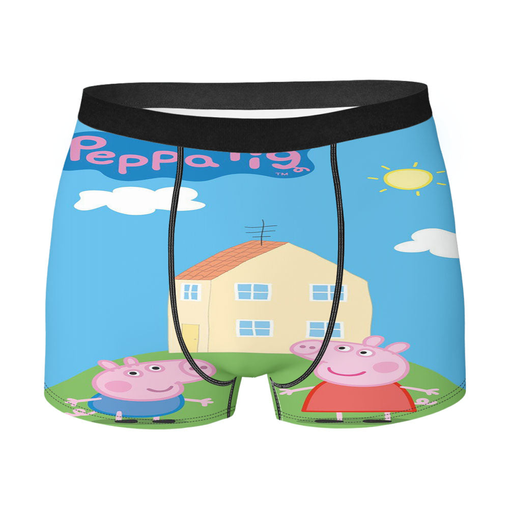 Peppa Pig House Men'S Boxer Briefs