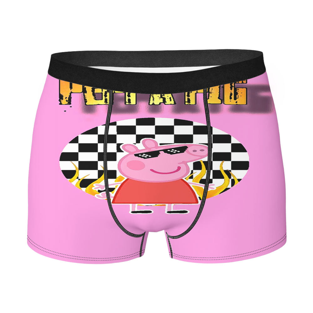 Peppa Pig Hype Sticker Square Men'S Boxer Briefs