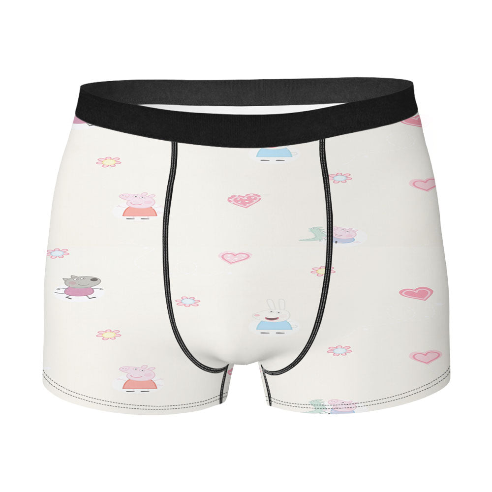 Peppa Pig Pattern Men'S Boxer Briefs