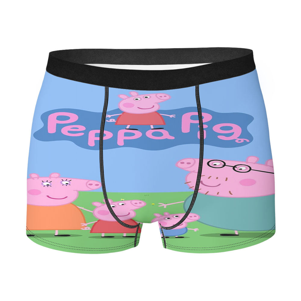 Peppa Pig Tv Show Men'S Boxer Briefs