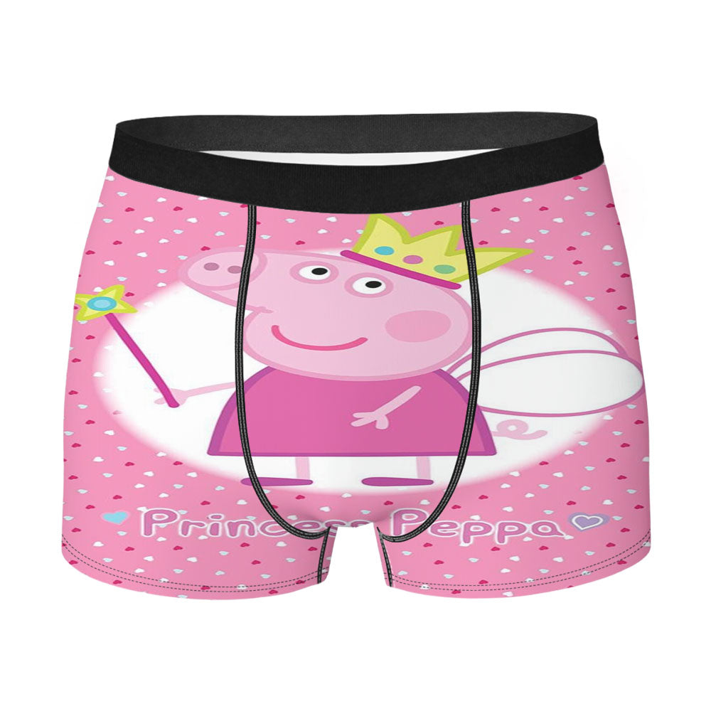 Peppa Prince Pig Wallpapers Men'S Boxer Briefs