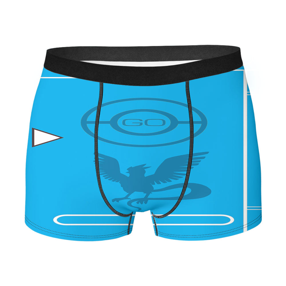 Pokedex Blue Team Mystic 2 Men'S Boxer Briefs