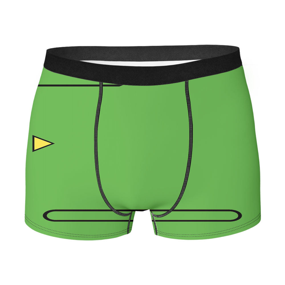 Pokedex Green Men'S Boxer Briefs