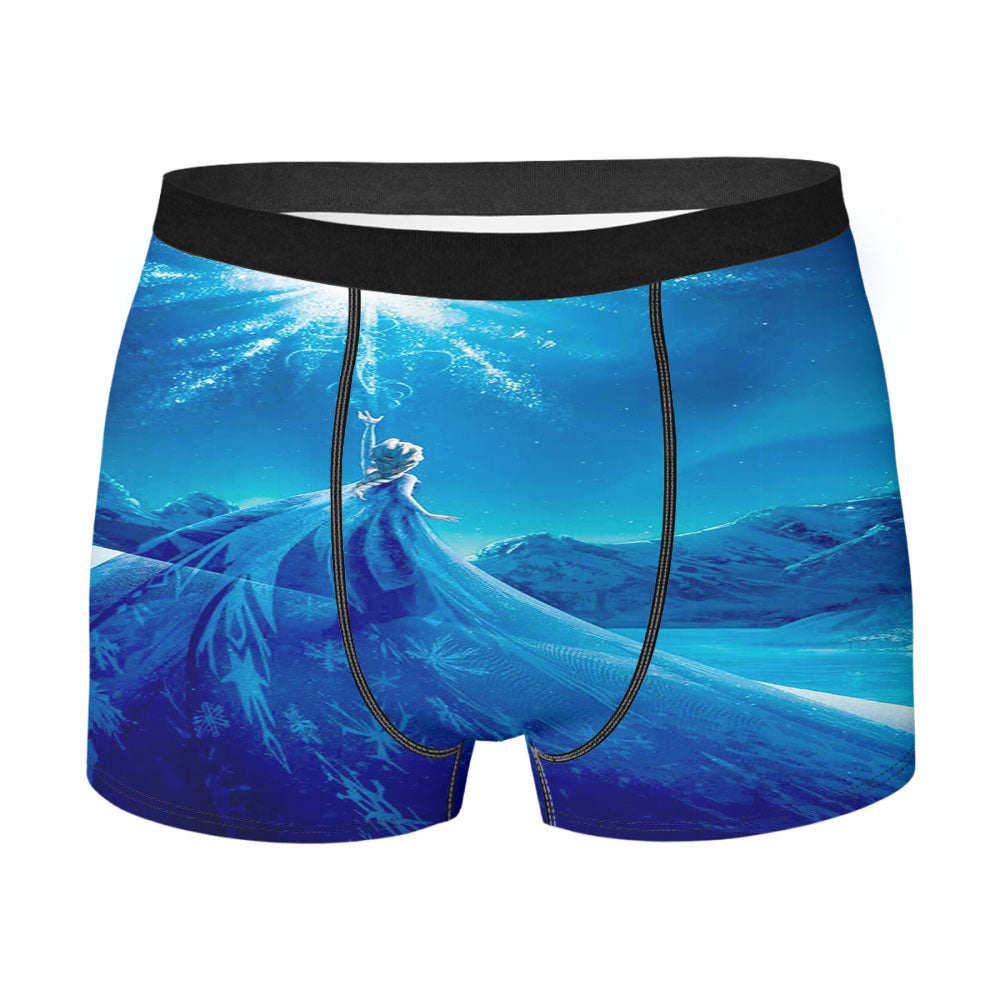 Princess Elsa Frozen Men'S Boxer Briefs