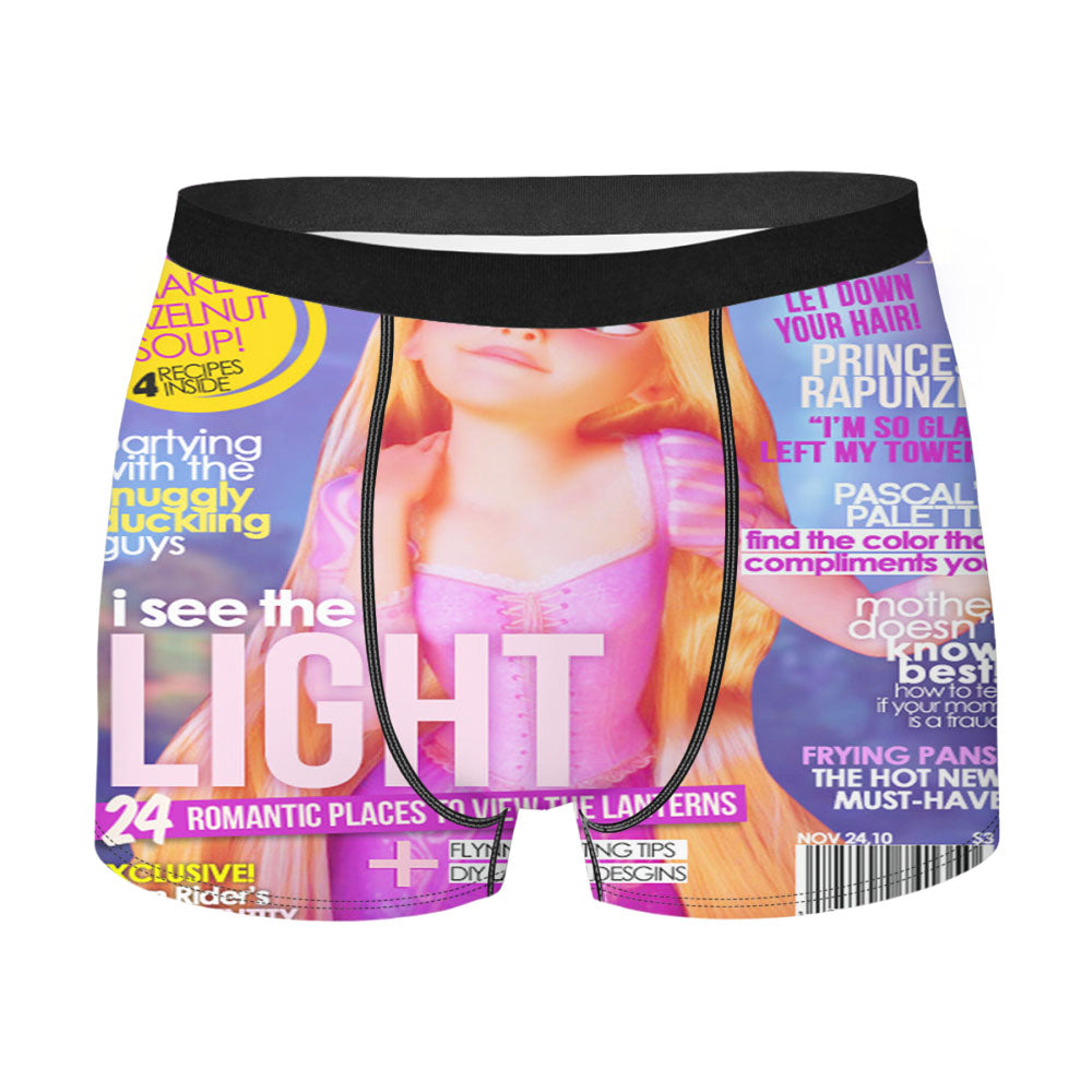 Rapunzel In Magazine Men'S Boxer Briefs